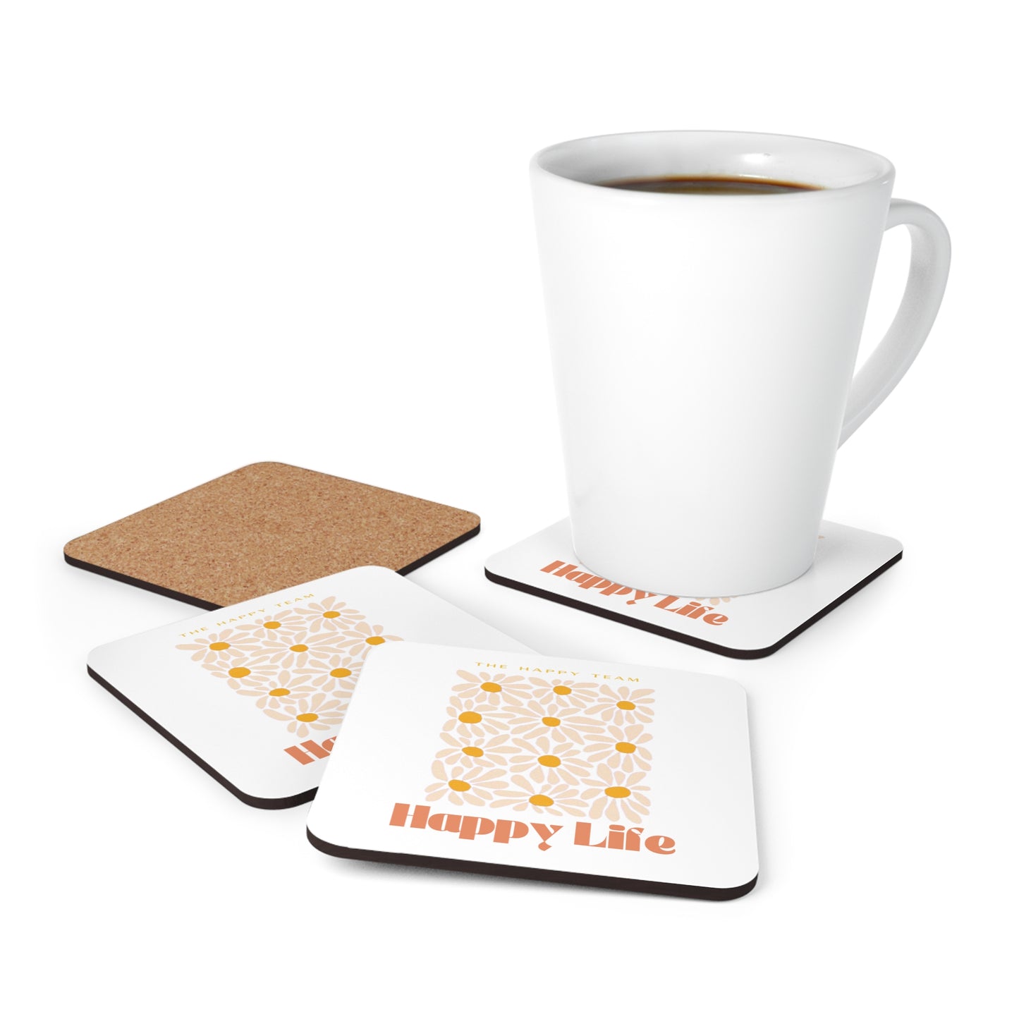 Daisy Corkwood Coaster Set