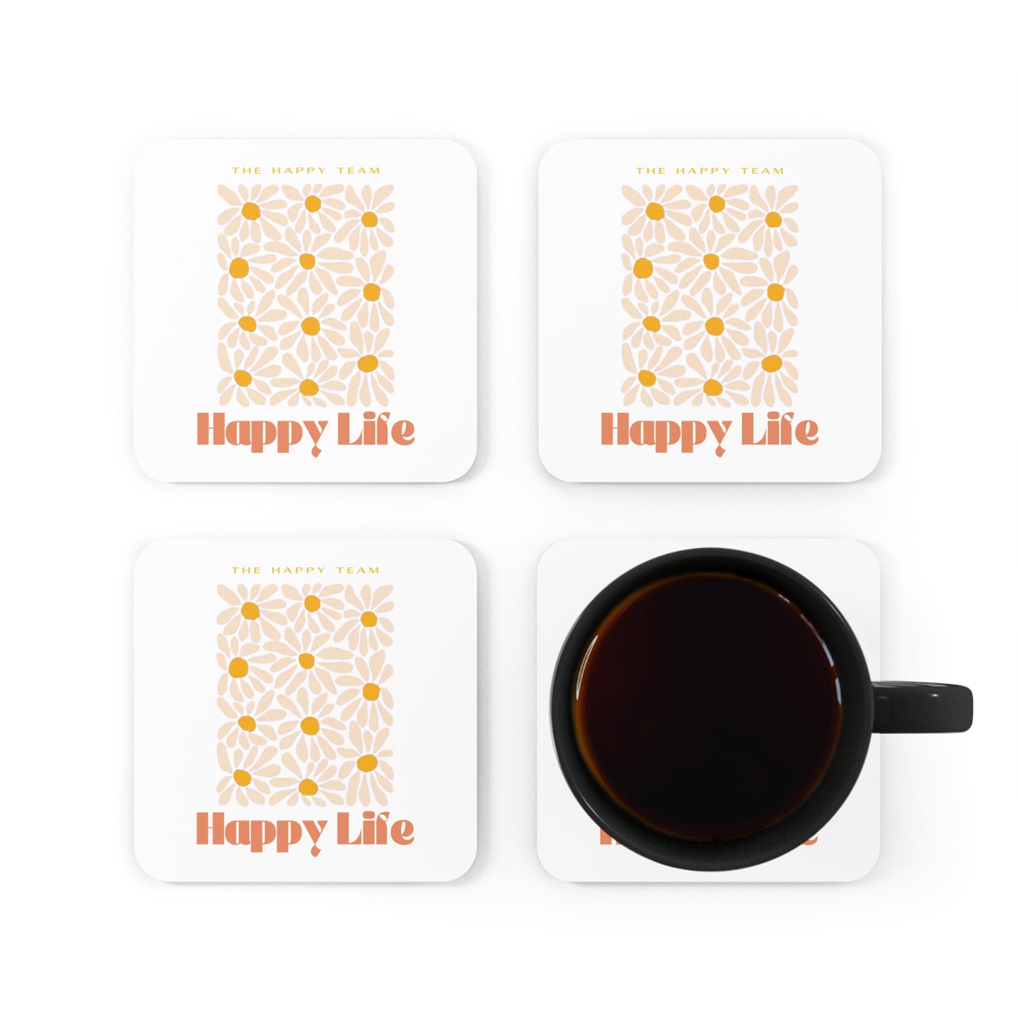 Daisy Corkwood Coaster Set