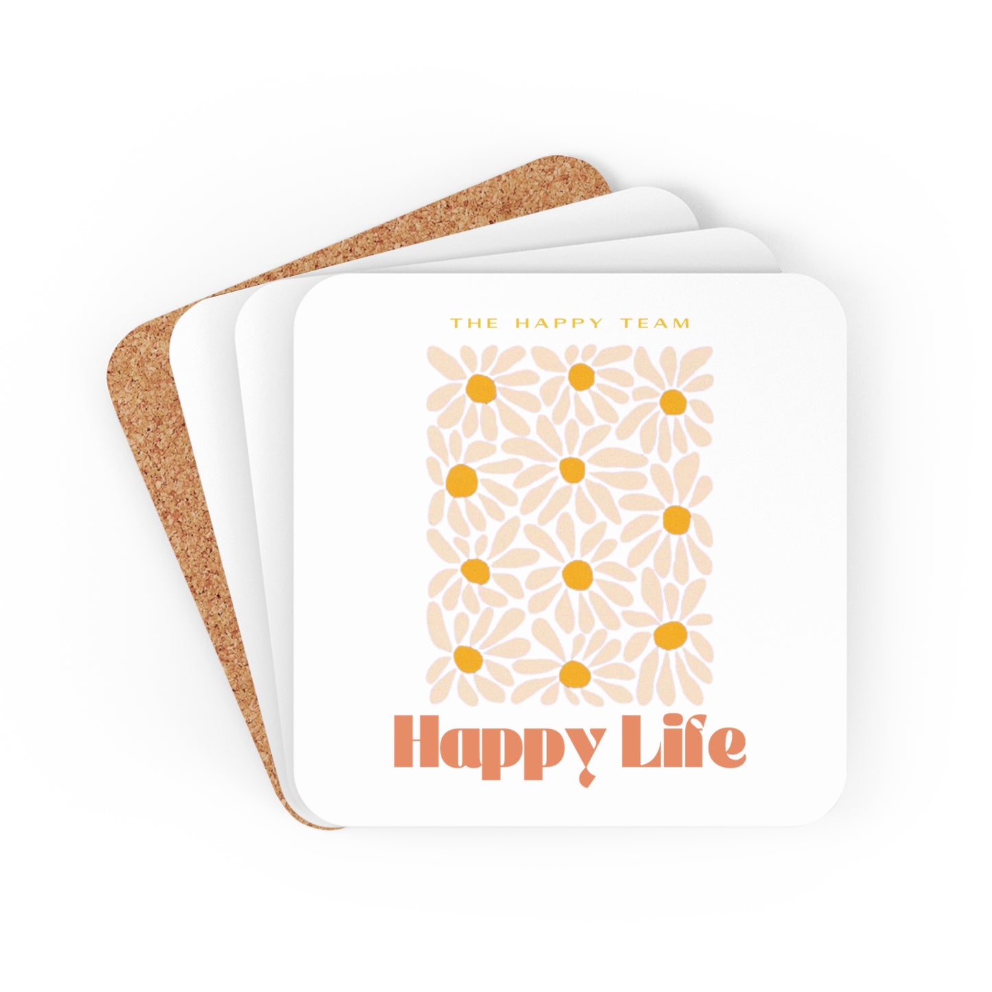 Daisy Corkwood Coaster Set