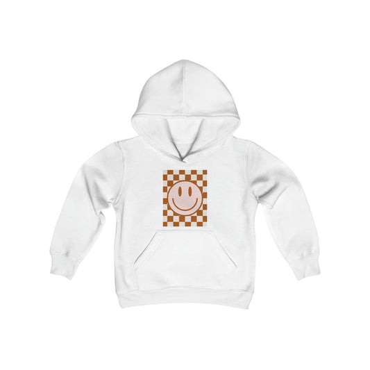 Happy Face Youth Heavy Blend Hooded Sweatshirt